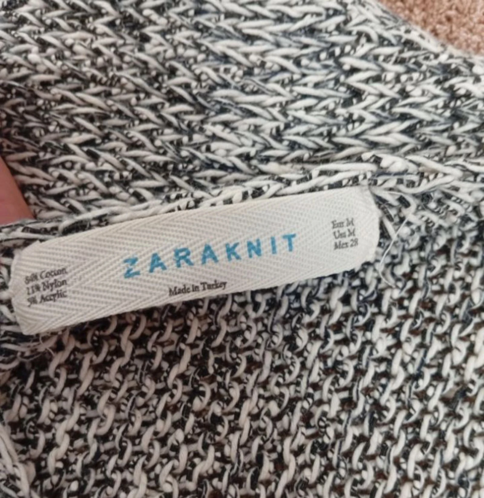 Zara gebreide T-shirt voor dames – photo 3